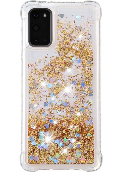 Samsung Galaxy S20 Sıvı Temizle Akan Glitter Sparkle Tpu İçin Telefon Kılıfı (Yurt Dışından) modelleri