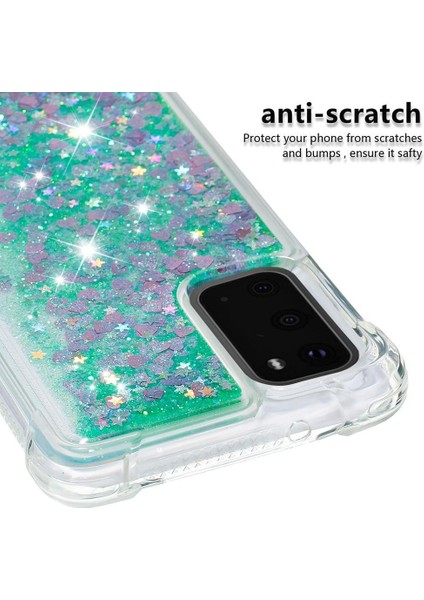 Samsung Galaxy S20 Sıvı Temizle Akan Glitter Sparkle Tpu İçin Telefon Kılıfı (Yurt Dışından) indirimleri