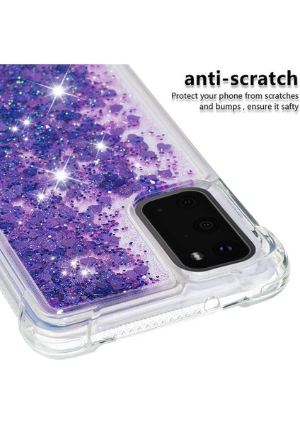 Samsung Galaxy S20 Sıvı Temizle Akan Glitter Sparkle Tpu İçin Telefon Kılıfı (Yurt Dışından) fırsatları