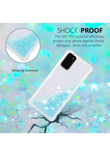 Samsung Galaxy S20 Sıvı Temizle Akan Glitter Sparkle Tpu İçin Telefon Kılıfı (Yurt Dışından) indirimleri