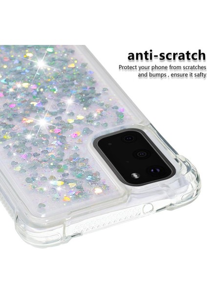 Samsung Galaxy S20 Sıvı Temizle Akan Glitter Sparkle Tpu İçin Telefon Kılıfı (Yurt Dışından) fırsatları