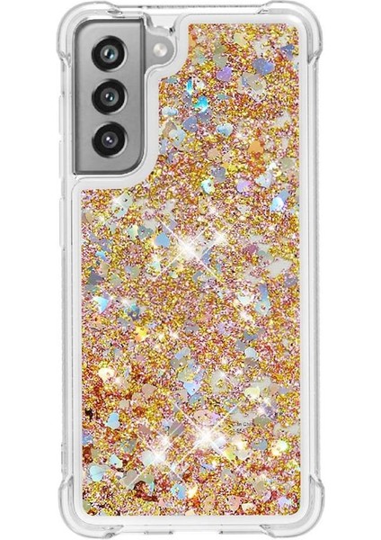 Samsung Galaxy S21 Fe Glitter Sparkle Sevimli Darbeye Dayanıklı Tpu İçin Telefon Kılıfı (Yurt Dışından) modelleri