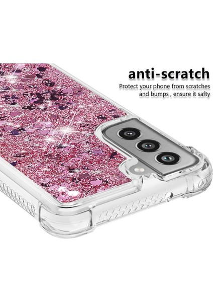 Samsung Galaxy S21 Fe Glitter Sparkle Sevimli Darbeye Dayanıklı Tpu İçin Telefon Kılıfı (Yurt Dışından) fırsatları