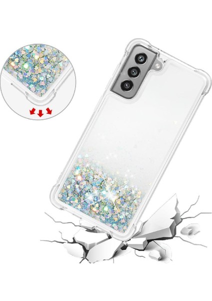 Samsung Galaxy S21 Fe Glitter Sparkle Sevimli Darbeye Dayanıklı Tpu İçin Telefon Kılıfı (Yurt Dışından) modelleri