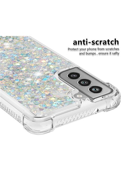 Samsung Galaxy S21 Fe Glitter Sparkle Sevimli Darbeye Dayanıklı Tpu İçin Telefon Kılıfı (Yurt Dışından) fırsatları