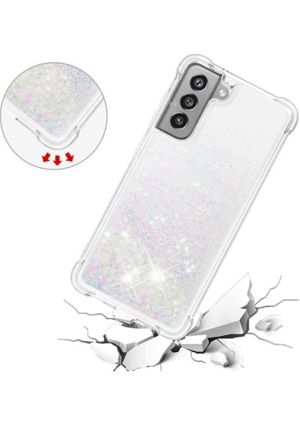 Samsung Galaxy S21 Fe Glitter Sparkle Sevimli Darbeye Dayanıklı Tpu İçin Telefon Kılıfı (Yurt Dışından) modelleri