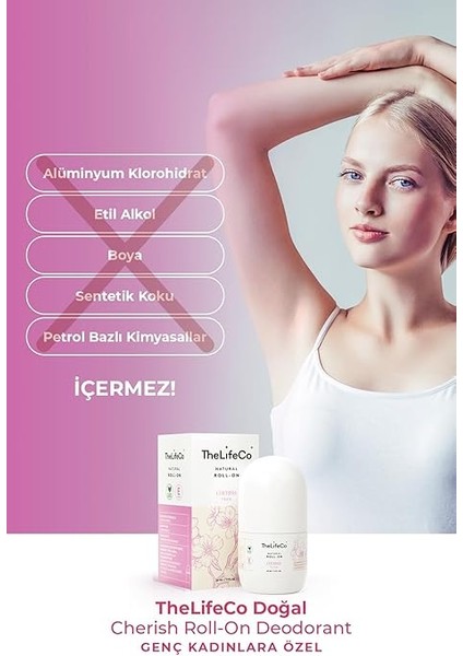 Doğal Roll-On Cherish - Teenage 60 ml fırsatları