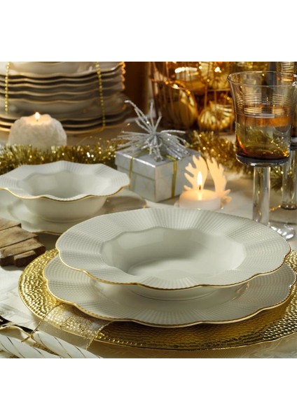 Milena Yaldızlı 12 Kişilik 48 Prç Yemek Takımı modelleri