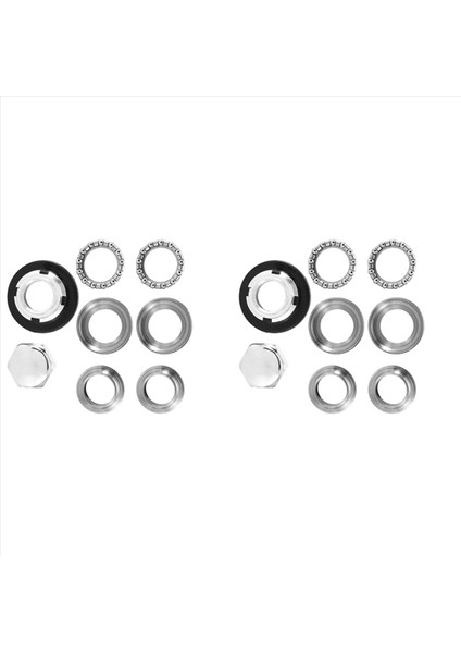 2 Set Direksiyon Yatağı Kök Seti Direksiyon Yatağı Çatal Kök Mühür Montaj Kiti Honda Monkey Z50 Z50R XR50 CT70 (Yurt Dışından)