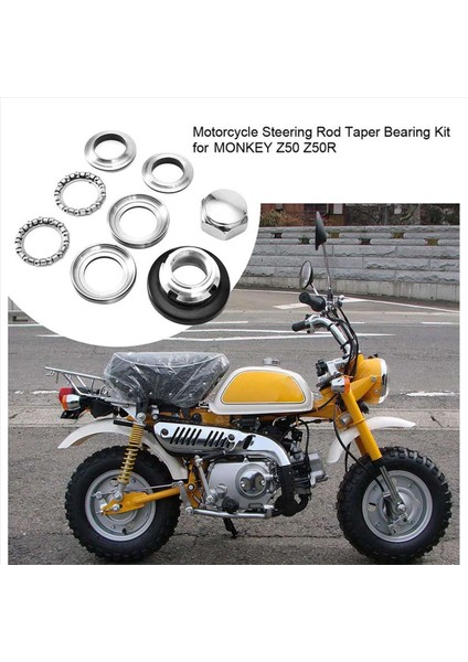 2 Set Direksiyon Yatağı Kök Seti Direksiyon Yatağı Çatal Kök Mühür Montaj Kiti Honda Monkey Z50 Z50R XR50 CT70 (Yurt Dışından) modelleri