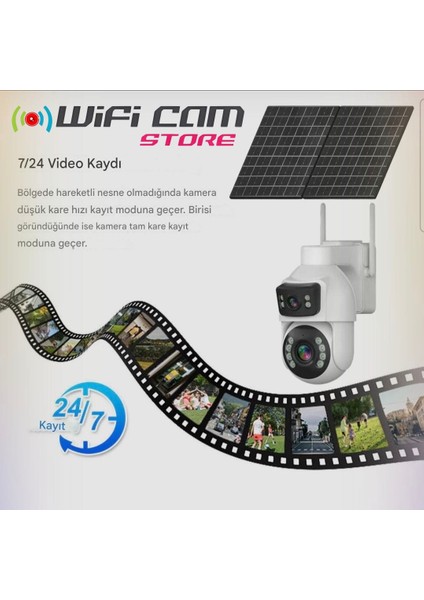 30X Optik Zoom Çift Kameralı 4g Solar Kamera Hieasy Yazılım indirimleri