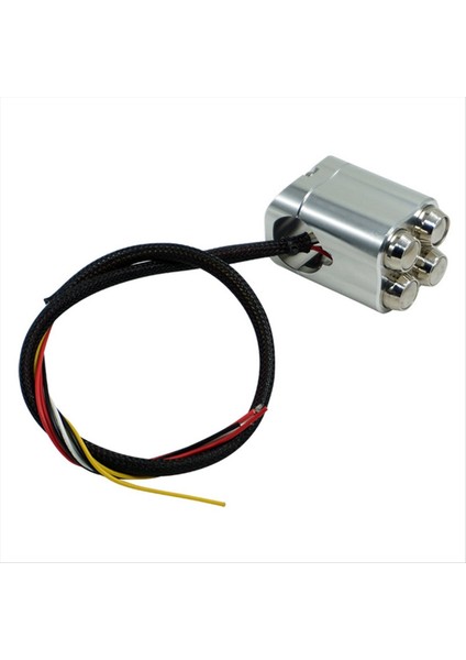 Motosiklet Çok Fonksiyonlu Gidon Anahtarı Uygun 28MM Gidon Kontrol Anahtarı Başlangıç Korna Işık Dönüş Sinyali Gümüş (Yurt Dışından)