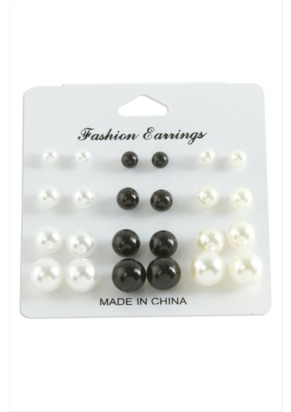 Kartlı Inci Küpe 24 Adet