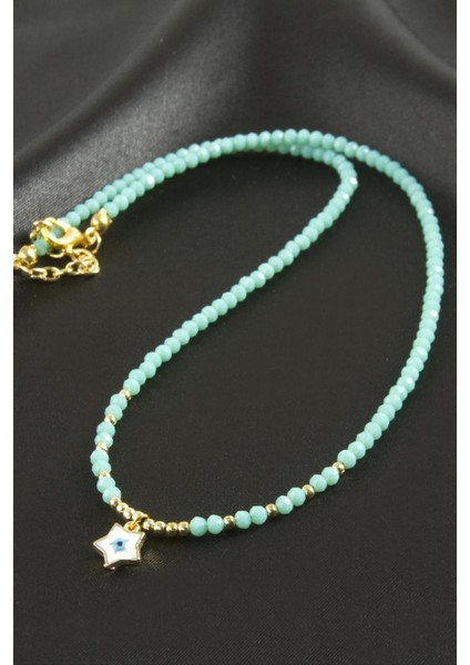 Karışık Kristal Kolye 1 Adet