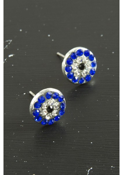 Nazar Taşlı Minik Küpe