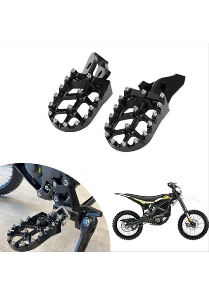 Ayak Dönemi Ayak Pegs Footpegs Sur-Ron Surron Ultrabee Ultra Bee Off-Road Elektrik Kir Bisiklet Parçaları Siyah (Yurt Dışından) modelleri