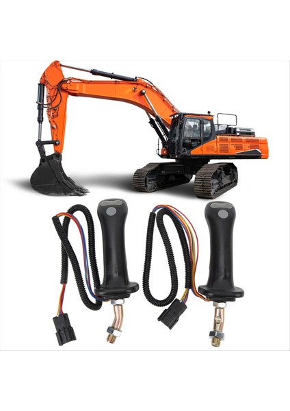 2pcs 6 Pin 3 Düğmesi Excavator Joystick Doosan Dh DX150 215 225 300 370-9C Için Kol Tutamağı (Yurt Dışından) modelleri