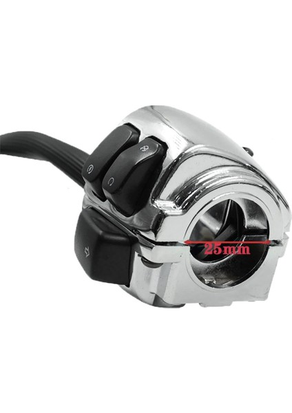 Motosiklet 1 Inç 25MM Gidon Kontrol Anahtarı Kablo Demeti Boynuz Dönüş Sinyali Işık Anahtarı Harley Sportster Dyna Softail (Yurt Dışından) fiyatları