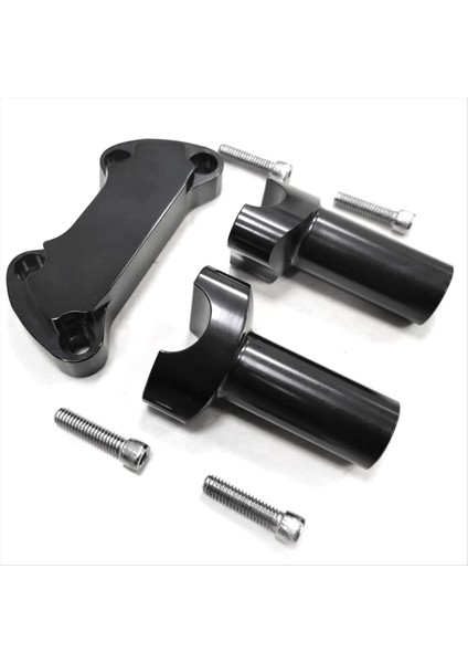 Siyah 4inch Yükselticiler 1 Inç Gi Kelepçesi Harley Fat Boy Düşük Rider Softail Fxstc (Yurt Dışından) indirimleri