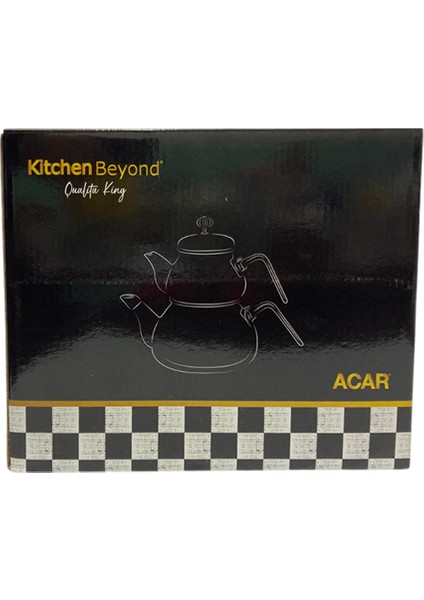 Qualita King Emaye Çaydanlık Takımı