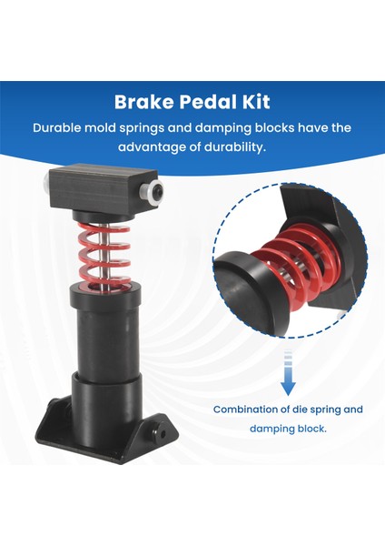 Moza Srp Için Lite Yarış Fren Pedalı Performans Kiti Yay ve Sönümleme Blok Kombinasyonu Daha Fren Direnci Sağlayın (Yurt Dışından) fırsatları