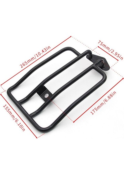 Harley XL883 XL1200 X48 Retro Bagaj Raf Arka Raf Arka Kuyruk Rafı Için Motosiklet Aksesuarları (Yurt Dışından) fiyatları