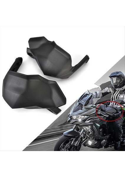 Motosiklet Aksesuarları El Muhafızları Kahrama Koruyucusu Handguard Gidon Koruması Kawasaki Versys 650 2022-2023 (Yurt Dışından) modelleri