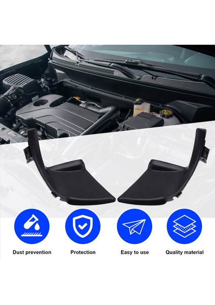 Araba Ön Cam Silecek Yan Kıyafet Su Deflektörü Kapak 53867-35020 53866-35030 Toyota 4runner 2010-2023 (Yurt Dışından) fırsatları