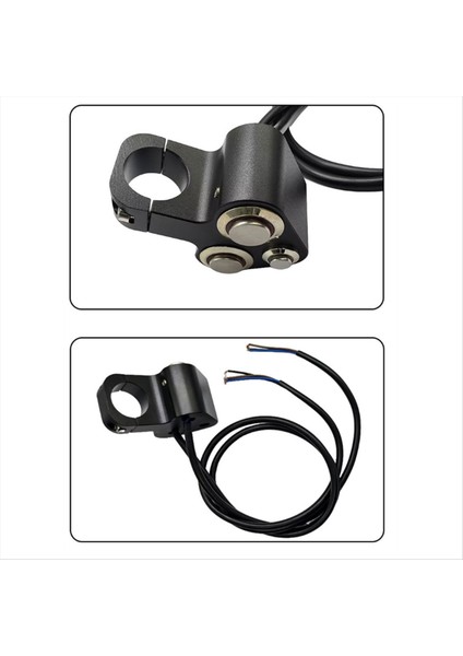 Motosiklet Evrensel Gidon Anahtarı LED Işık Boynuz Motoru Itme 3 Işlevi Gidon Anahtarı Kırmızı Işık (Yurt Dışından) indirimleri