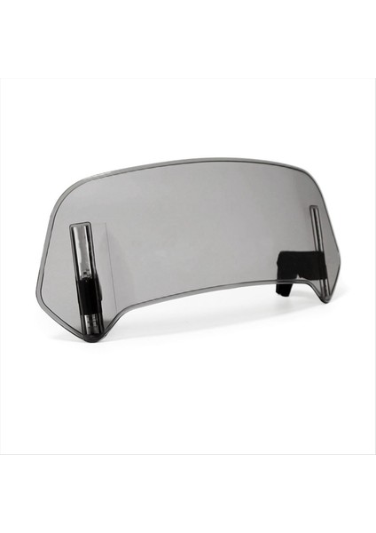 Bmw Kawasaki Yamaha Honda Suzuki Için Motosiklet Ön Cam Gri Uzatma Ayarlanabilir Spoiler Deflektörü 28X12CM (Yurt Dışından)