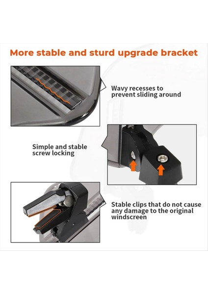 Bmw Kawasaki Yamaha Honda Suzuki Için Motosiklet Ön Cam Gri Uzatma Ayarlanabilir Spoiler Deflektörü 28X12CM (Yurt Dışından) fırsatları