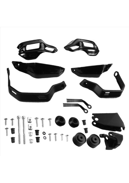 Motosiklet Aksesuarları Zontes 368G 368 G Holbar El Koruma Kalkanı Sap Ön Cam Koruyucu Siyah (Yurt Dışından)