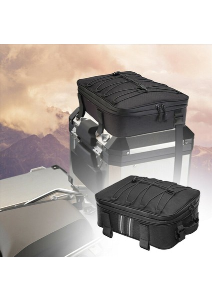 2x Motosiklet Arka Koltuk Bagaj Çantası Kuyruk Kutusu Bmw R1200GS R1250GS Aksesuarları Için Üst Torba (Yurt Dışından) indirimleri