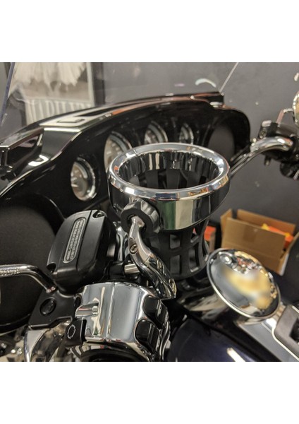 Softail Electra Gümüş Honda GL1800 Goldwing Için Motosiklet Girdolu Içecek Kupası Tutucu (Yurt Dışından) modelleri