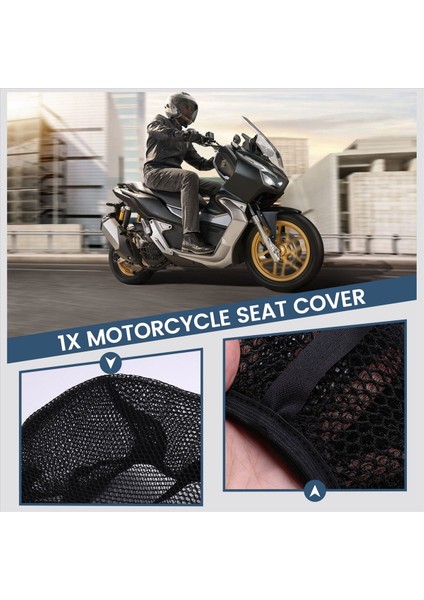 Motosiklet Örgüsü Yastık Kapağı Koruyucu Kymco X-Town 125 125I 250 250I 300 300I Için (Yurt Dışından) indirimleri