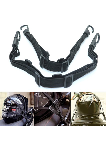 Motosiklet Bagaj Halat Spor Tankı Net Kask Çantası Gündüzleri Kapak Ağ Trail Frame Kask Kayışı 2 Kancalar (Yurt Dışından) fiyatları