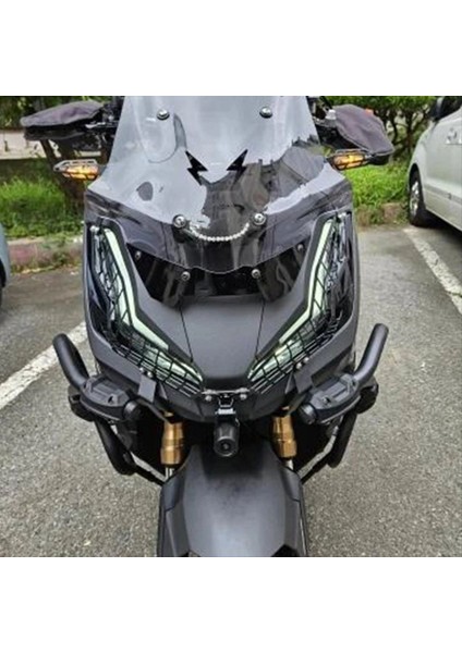 Motosiklet Ön Far Grille Lamba Koruma Kapağı Honda ADV350 Adv 350 ADV-350 2022-2024 (Yurt Dışından) fırsatları