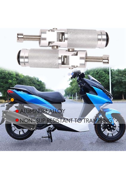 Evrensel Motosiklet Motorlu Bisiklet Arka Pedal Tahtası Katlanır Ayak Çarşamba Ayak Çarşambaları Ayak Dinlenme Bakanları (Yurt Dışından) fiyatları