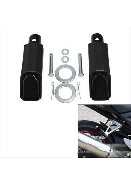Motosiklet Arka Ayak Pedalı Arka Yolcu Ayak Peg Honda CB500F CBR250R CB300F CB250 VT250 CB750 1998-2022 (Yurt Dışından) indirimleri