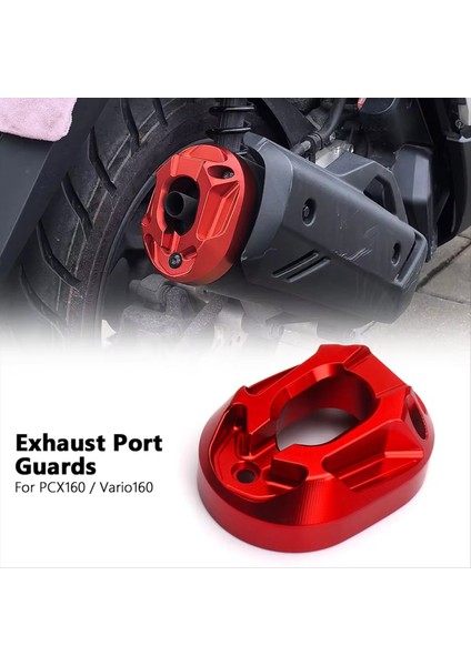 Motosiklet Egzoz Borusu Kapak Kuyruk Koruyucu Honda PCX160 Pcx 160 2021-2024 Titanyum Için (Yurt Dışından) fırsatları