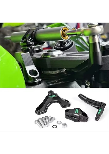 Motosiklet Aksesuarları Direksiyon Damper Damper Sabetçi Braket Montaj Kiti Kawasaki Ninja Zx-6r ZX6R Zx 6r 2024 (Yurt Dışından) modelleri