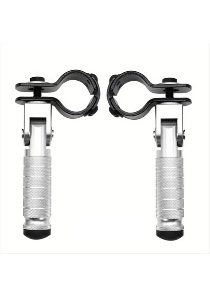 1 Çift Cnc Alüminyum Motosiklet Parçası Evrensel Pedallar Katlanmış Ayak Dönemi Ayak Çarşamba Motosikletleri Mopeds Karts Scooters Bisiklet B (Yurt Dışından)