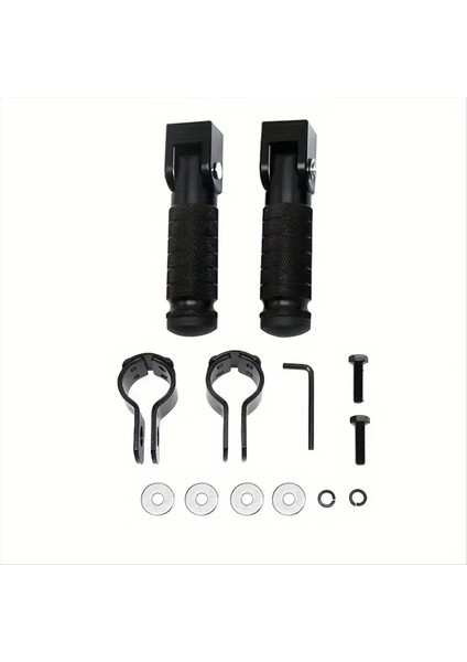 1 Çift Cnc Alüminyum Motosiklet Parçası Evrensel Pedallar Katlanmış Ayak Dönemi Ayak Çarşamba Motosikletleri Mopeds Karts Scooters Bisiklet B (Yurt Dışından) modelleri