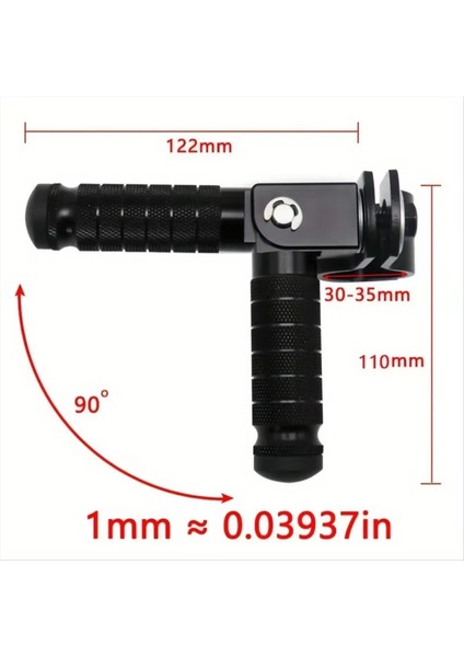 1 Çift Cnc Alüminyum Motosiklet Parçası Evrensel Pedallar Katlanmış Ayak Dönemi Ayak Çarşamba Motosikletleri Mopeds Karts Scooters Bisiklet B (Yurt Dışından) fırsatları