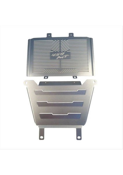 Cfmoto Için Motosiklet 450MT MT450 2024 Ön Kalkan Su Deposu Koruma Net Motor Kapağı Fan Koruyucusu Izgara Gümüş (Yurt Dışından)