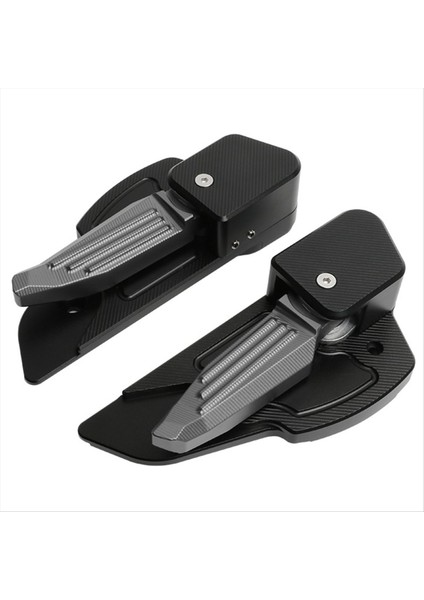 Motosiklet Otomatik Uzatma ve Kat Arka Ayak Pedalı Vespa PRIMAVERA150 Sprint Için Katlanabilir 150 Siyah+Titanyum (Yurt Dışından)