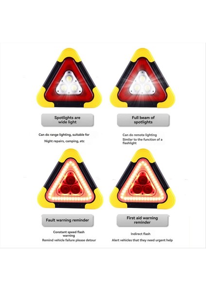 Acil Üçgen Uyarı Işık Güvenliği Acil Durum Arıza Lambası Kamp Çalışma Için Taşınabilir Güneş Işığı (Yurt Dışından) fırsatları