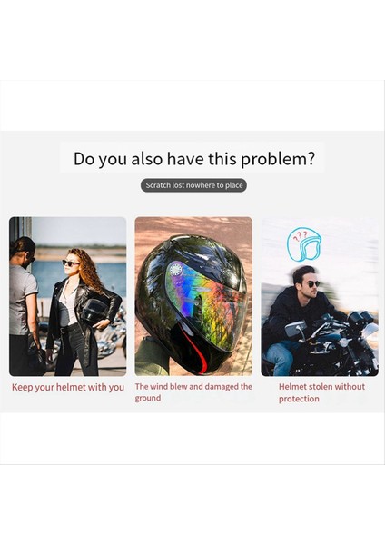 Motosiklet Kask Torbası Su Geçirmez Kombinasyon Kilit Anti-Hırsızlık Bagaj Depolama Çantası Taşınabilir Seyahat Ekipmanları Çantası (Yurt Dışından) fiyatları