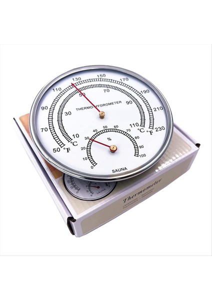 Sauna Fahrenheit Termometre Higrometre Kapalı Kadran Higrotermograf Sıcaklık Ölçüsü Aracı (Yurt Dışından) modelleri