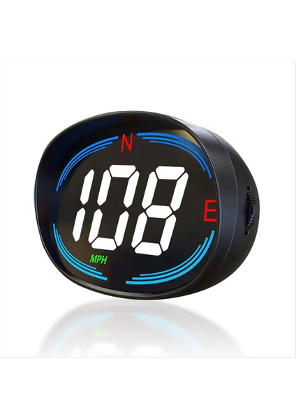 Hud Gps Speedometre Evrensel Otomobil Heads-Up Ekran 2 7 Inç Hız Ölçer Tüm Araç Için Pusula Üstü Hız Alarmı (Yurt Dışından)